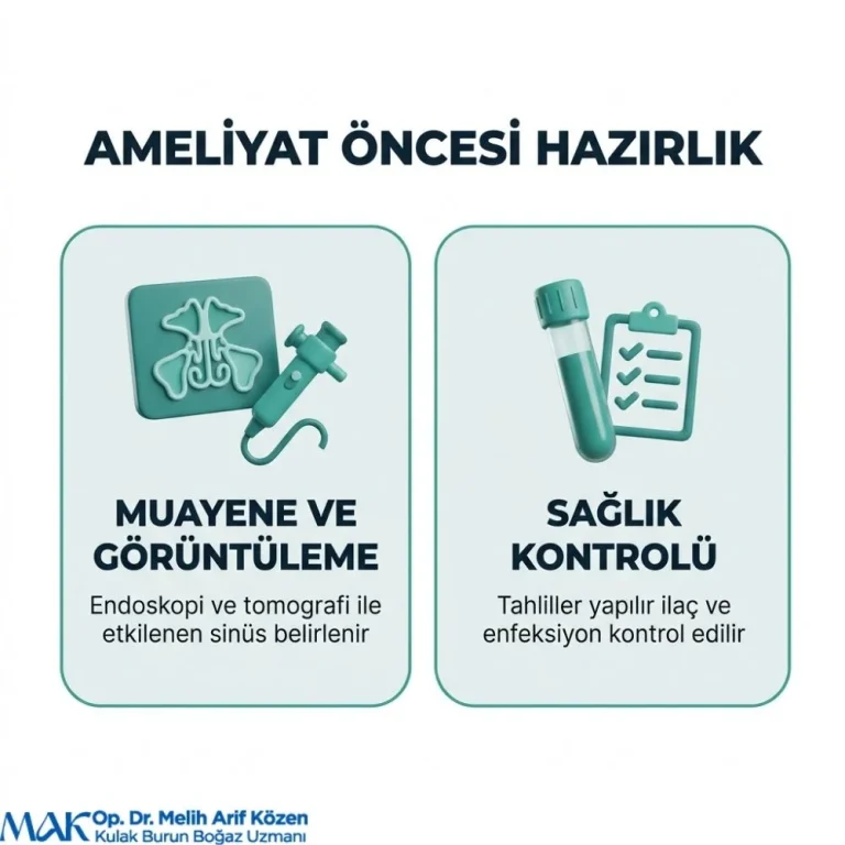 Alsancak Endoskopik sinüs Cerrahisi Sonrası