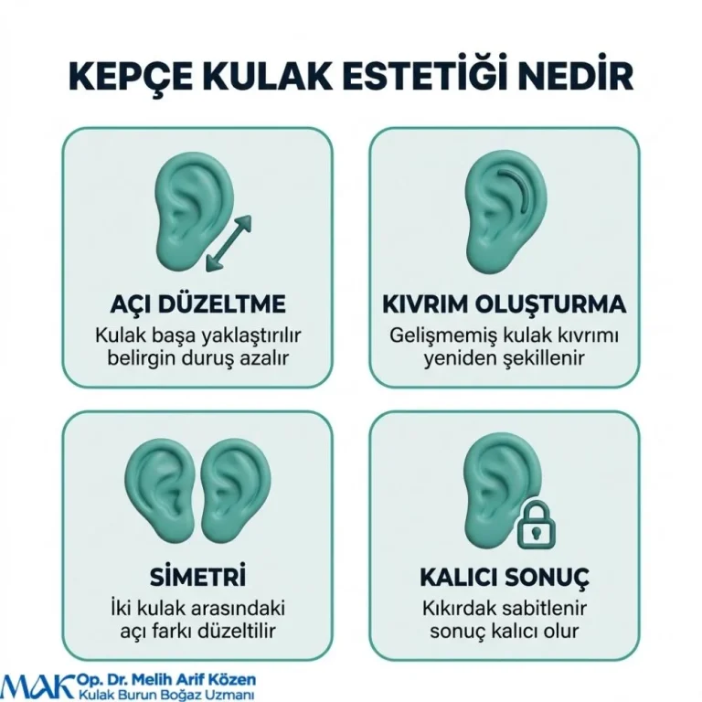 İzmir kepçe kulak estetiği